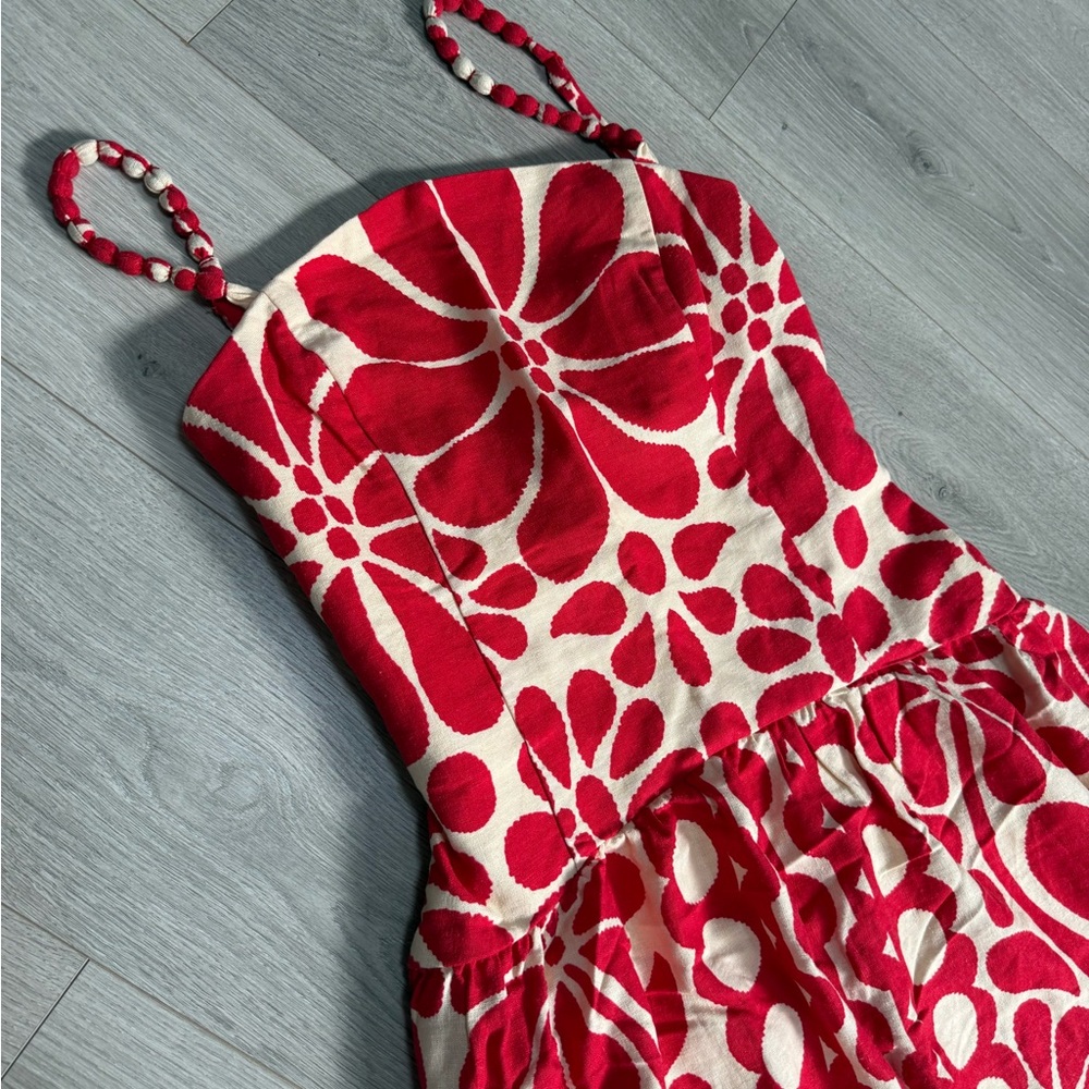 Christian Lacroix Red Pattern Dress